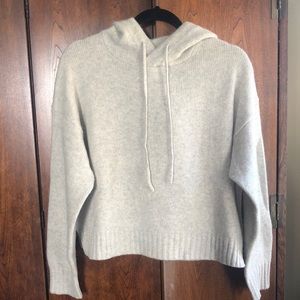 Aritzia light grey Luxe Cashmere Hoodie